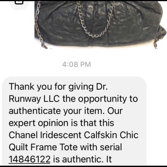 Authentic Chanel Iridescent Quilted Frame Bag - Picture 5 of 15